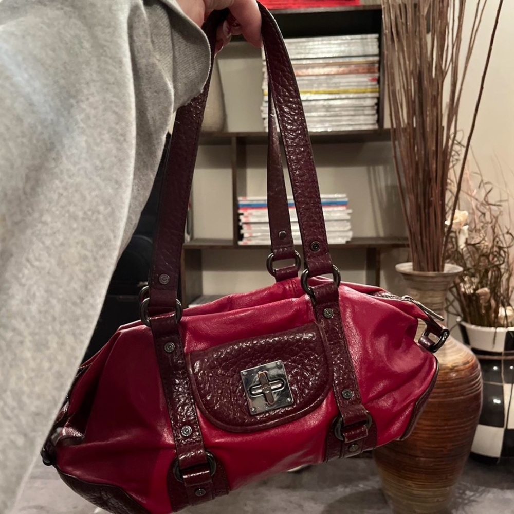 Vintage DKNY leather bag RARE